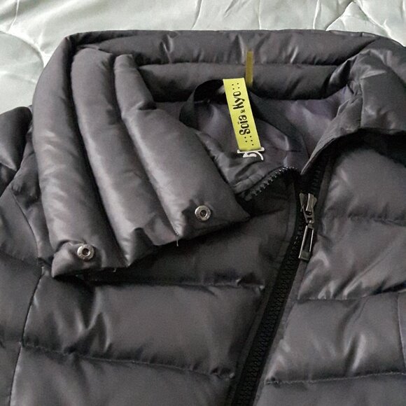 Soia & Kyo Bomber Puffer Jacket - Picture 5 of 13